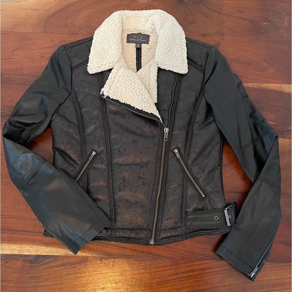 PJK PATTERSON J. KINCAID Jynx Faux Leather Jacket - Picture 1 of 8